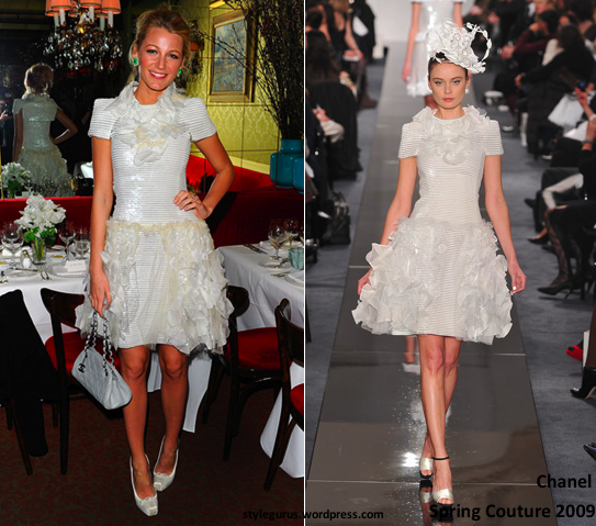 Blake Lively at a Dinner in her Honor Hosted by Chanel