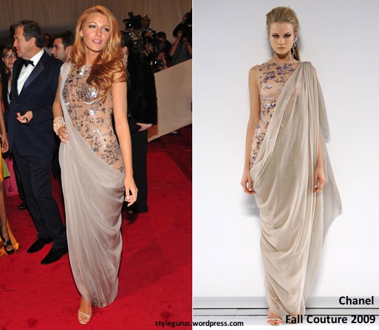 blake lively chanel met gala. Lively pulls the mermaid look